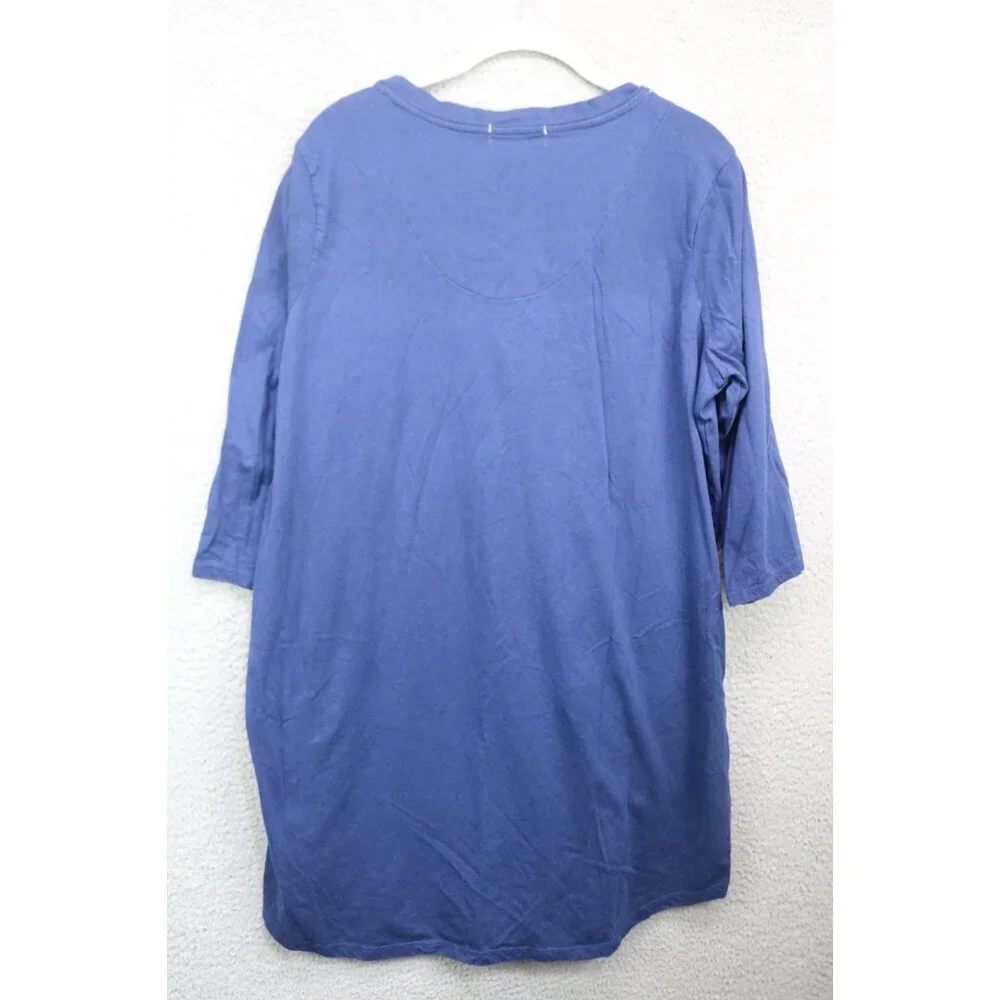 Rene' Rofe' 3/4 Sleeve Nightgown-"Feline Sleepy"-Size 1X - Picture 8 of 11